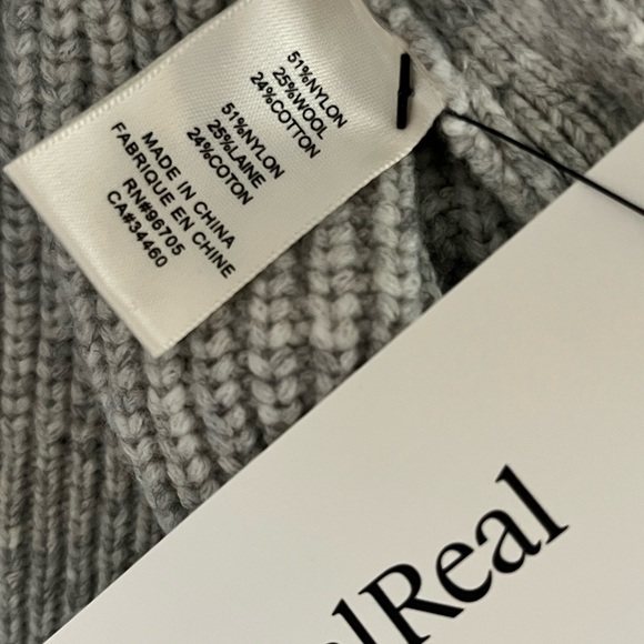 Rebecca Taylor Light Gray Cable-Knit Sweater XS - Picture 6 of 7